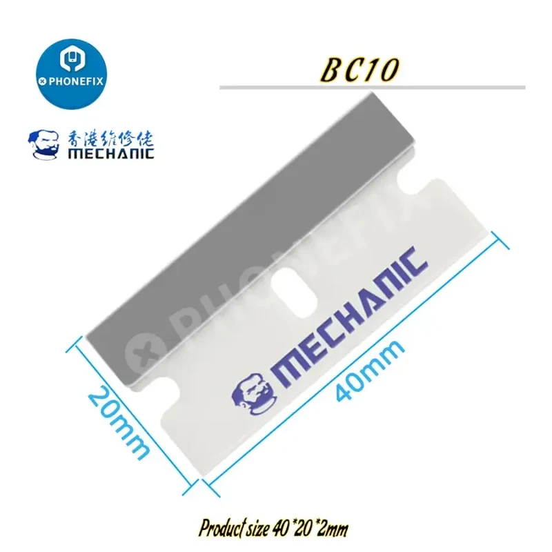 MECHANIC B10 Extracteur de caoutchouc pour écran à lame en céramique