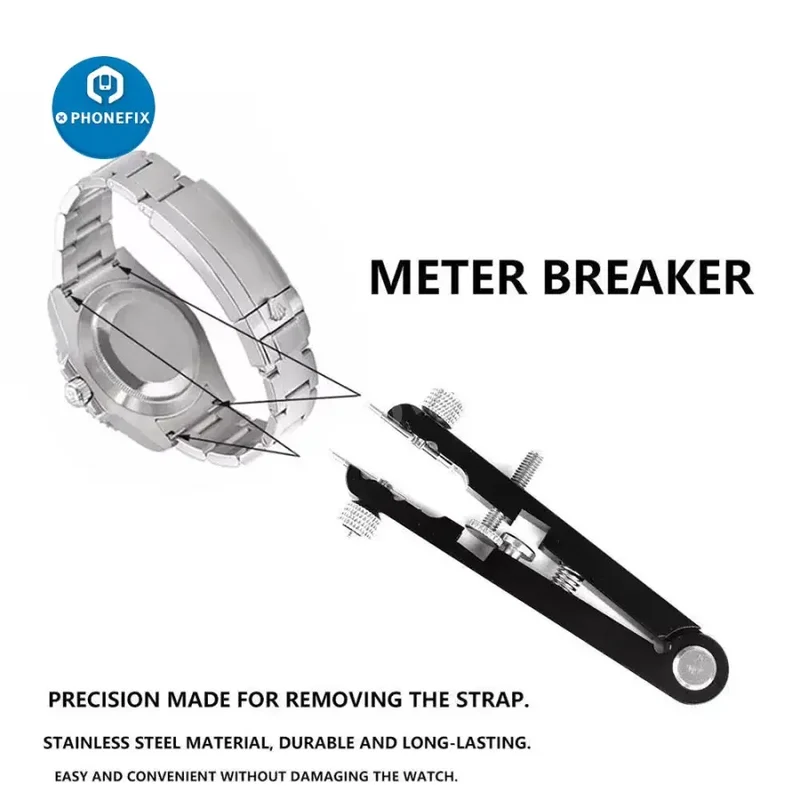 Pince à bracelet de montre, outil de retrait de pince à bracelet à barre à ressort