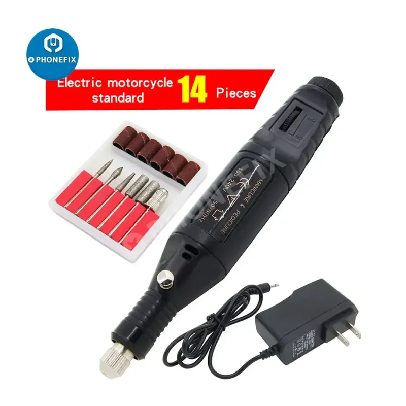 Stylo de sculpture électrique, kit d'outils rotatifs pour le meulage et le polissage