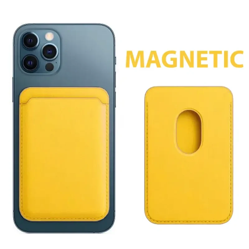 Étui portefeuille magnétique en cuir pour iPhone 12, 13, 14 et 15