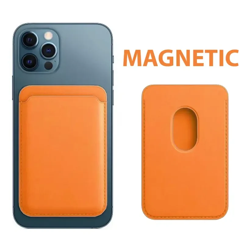 Étui portefeuille magnétique en cuir pour iPhone 12, 13, 14 et 15