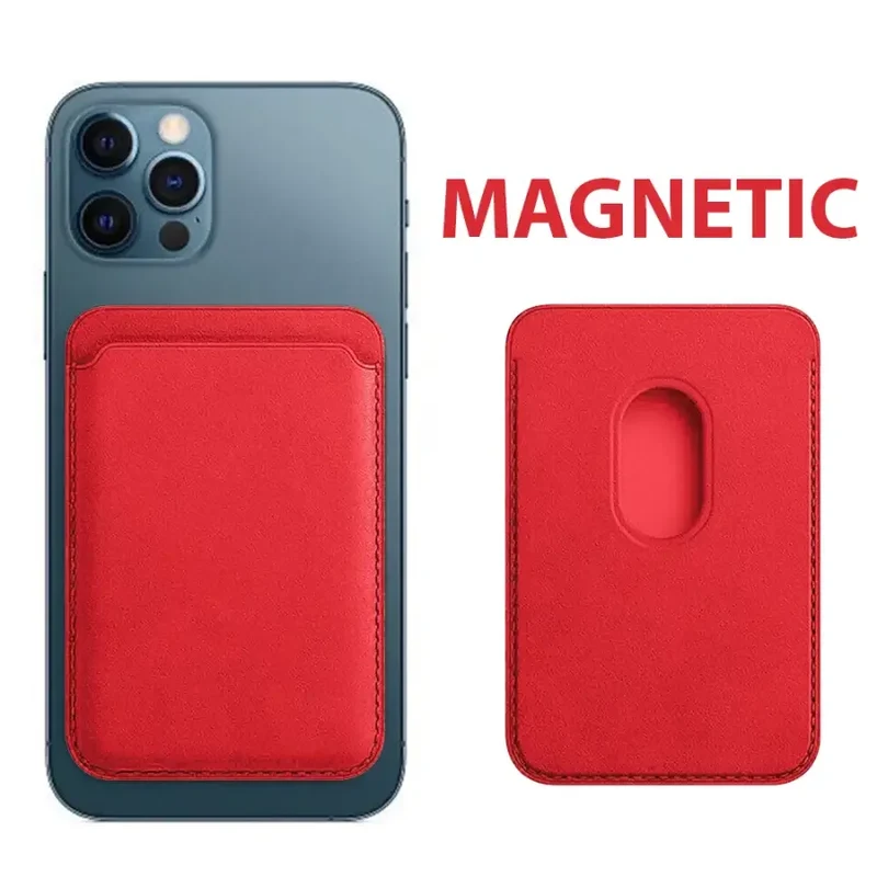 Étui portefeuille magnétique en cuir pour iPhone 12, 13, 14 et 15