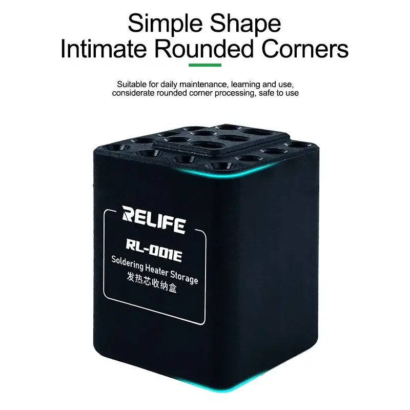 Boîte de rangement pour pointes de soudage et réparation de noyau chauffant RL-001E