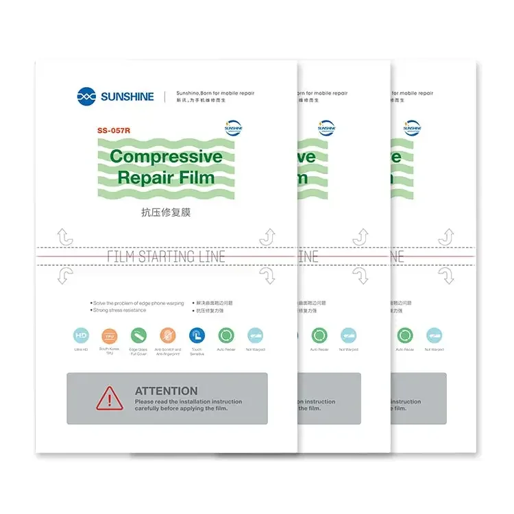Film hydrogel flexible SS-057R, film de réparation compressif pour machine de découpe
