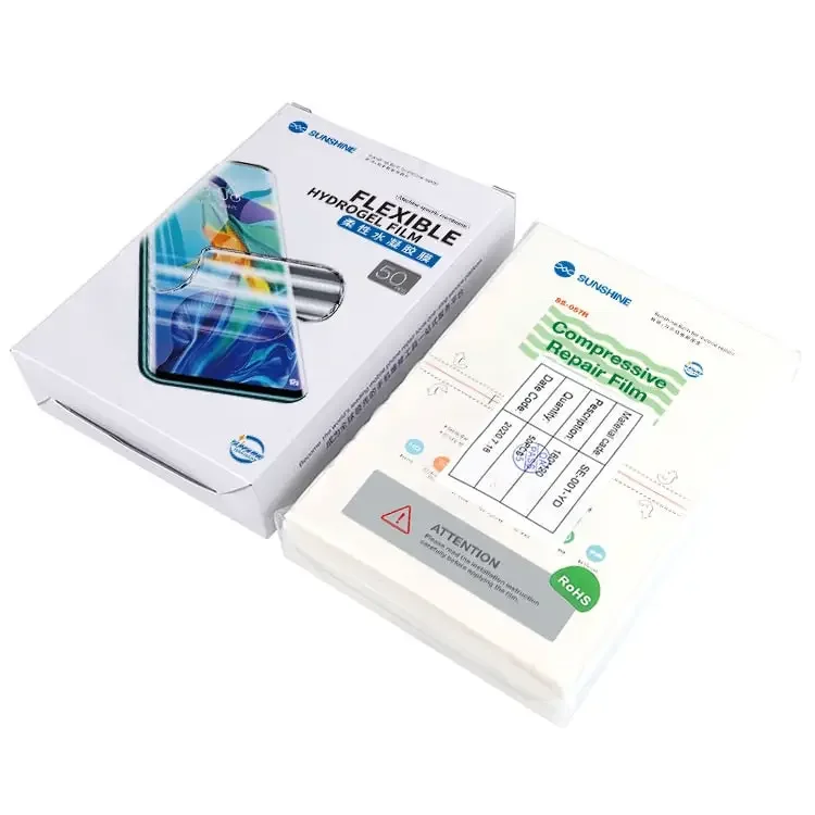 Film hydrogel flexible SS-057R, film de réparation compressif pour machine de découpe