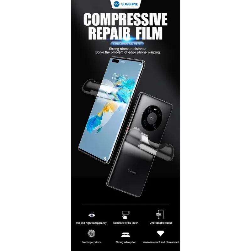 Film hydrogel flexible SS-057R, film de réparation compressif pour machine de découpe
