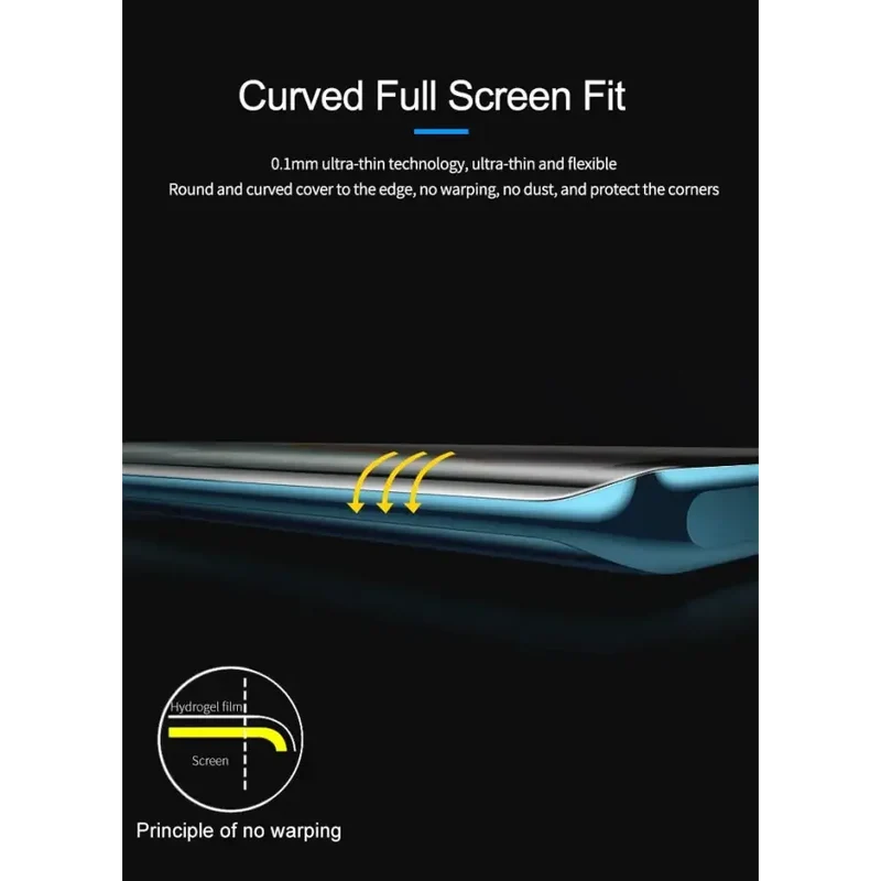 Film hydrogel flexible SS-057R, film de réparation compressif pour machine de découpe