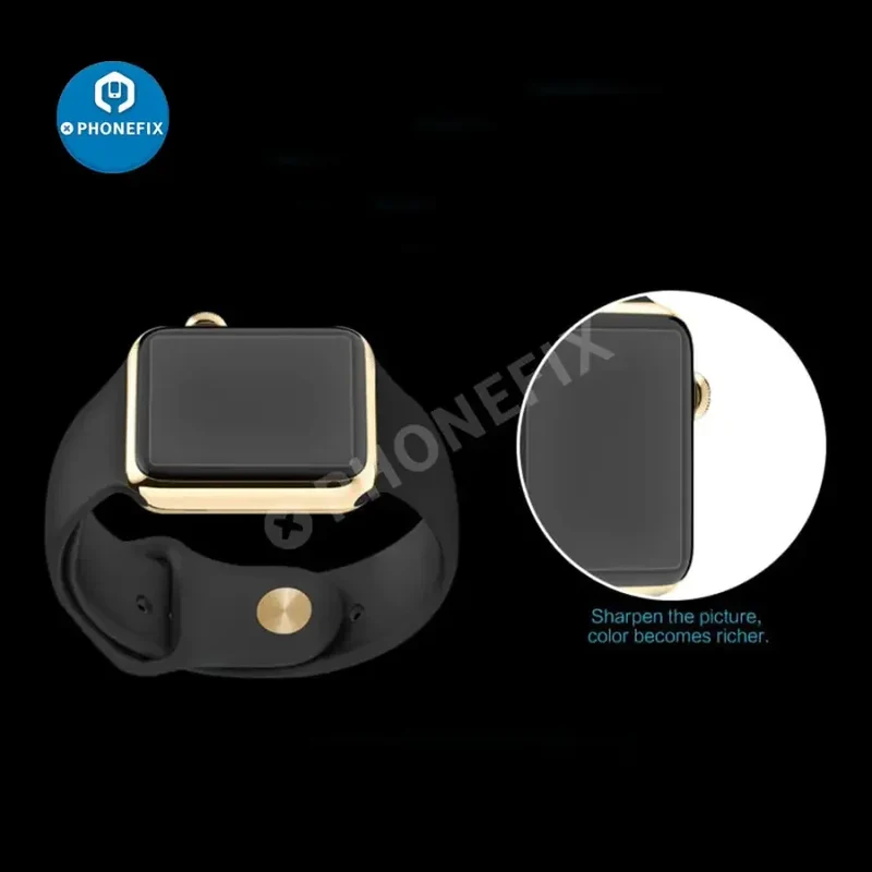 Film protecteur d'écran en verre trempé 9H 0.2 mm pour Apple Watch 42 mm
