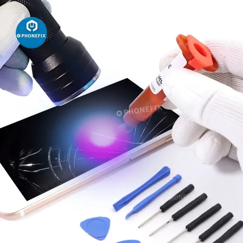 Kit de lampe UV pour colle TP-2500 LOCA, outil pour la réparation d'écran de téléphone