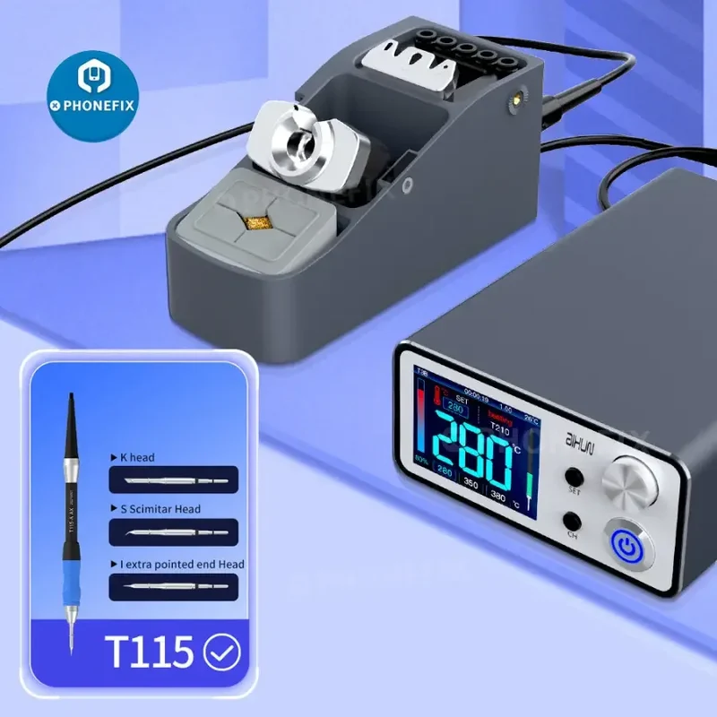 Station de soudage intelligente Aixun T3B avec pointes de soudage à poignée T210/115