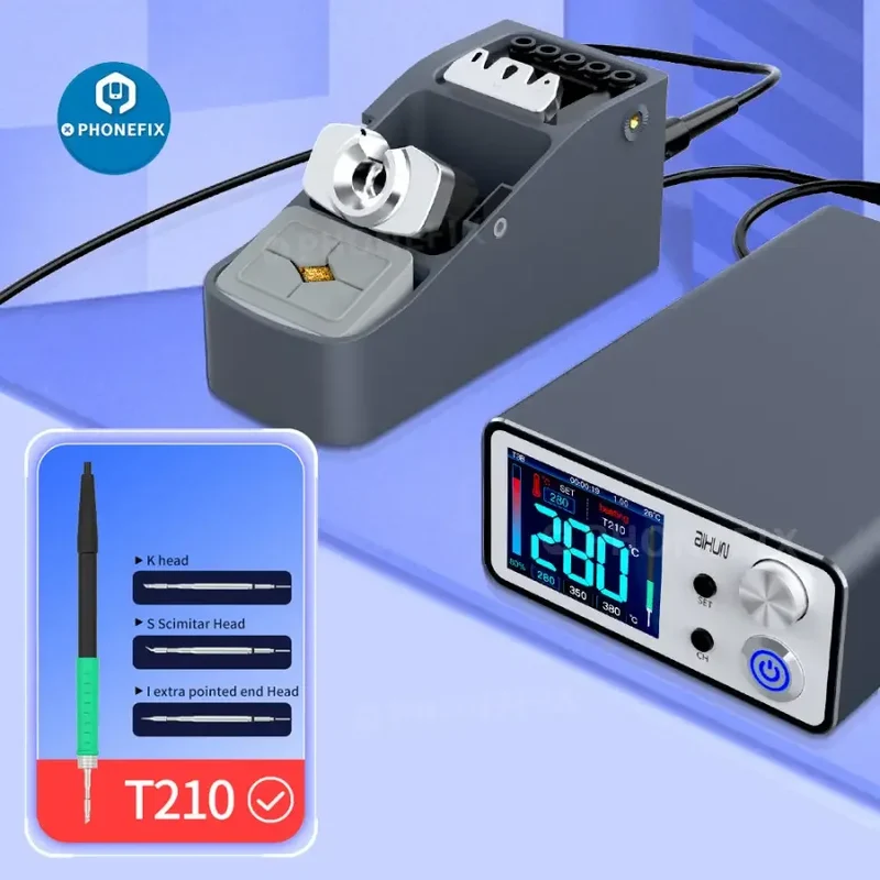 Station de soudage intelligente Aixun T3B avec pointes de soudage à poignée T210/115