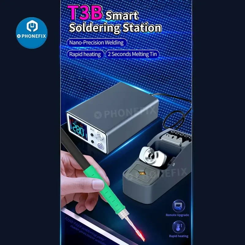 Station de soudage intelligente Aixun T3B avec pointes de soudage à poignée T210/115