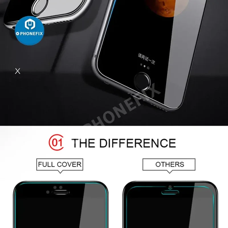 Verre trempé 3D à couverture intégrale pour iPhone 14 Pro 15 Pro Max