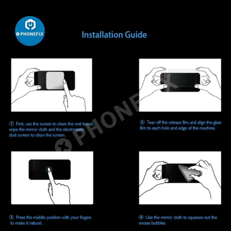 Verre trempé 3D à couverture intégrale pour iPhone 14 Pro 15 Pro Max