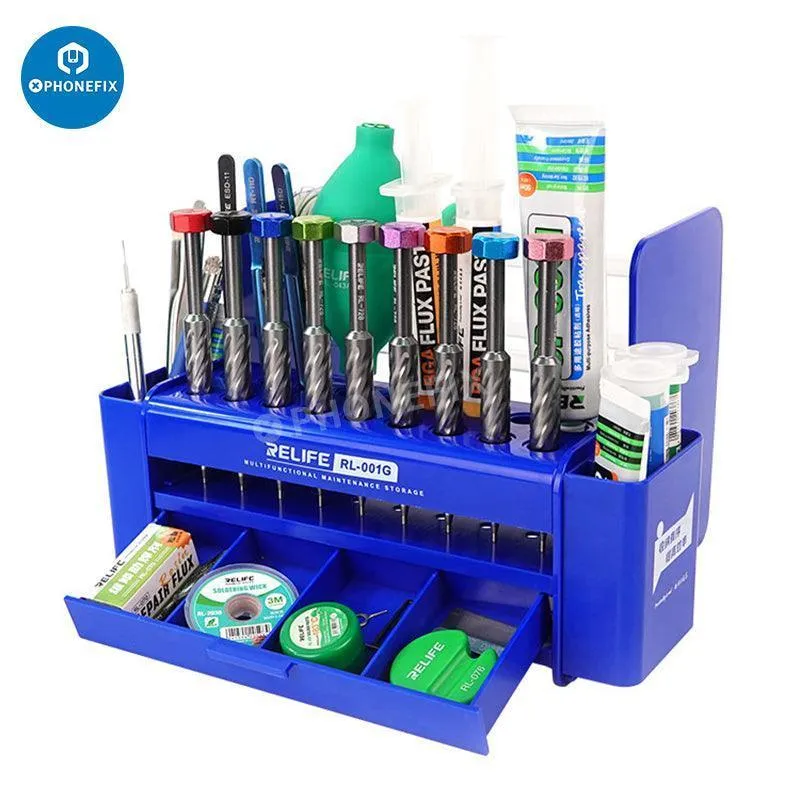 Boîte de rangement multifonction RELIFE RL-001D, support de rangement, tournevis, outil