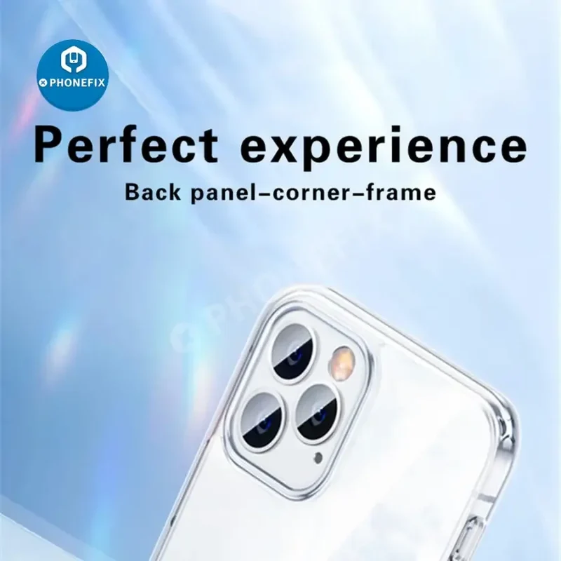 Coque ultra fine transparente en silicone TPU souple pour iPhone 8-17 Pro Max