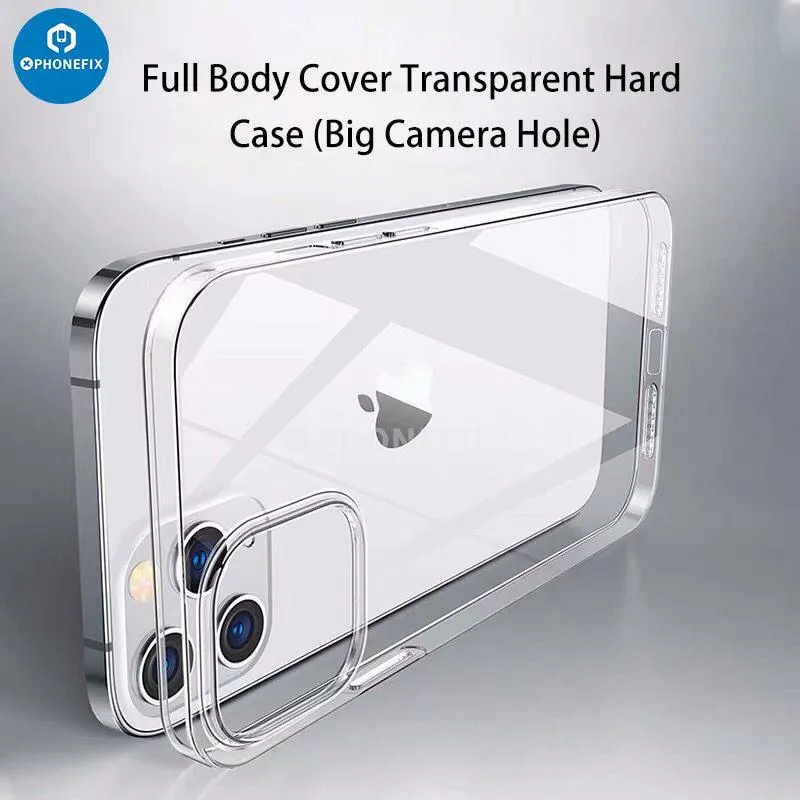 Coque ultra fine transparente en silicone TPU souple pour iPhone 8-17 Pro Max