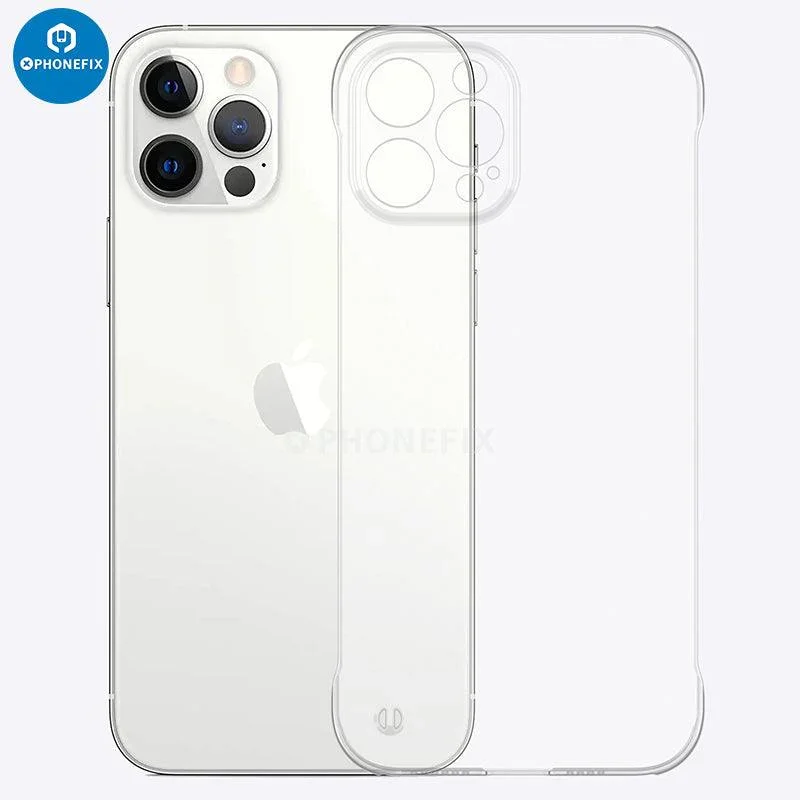 Coque ultra fine transparente en silicone TPU souple pour iPhone 8-17 Pro Max