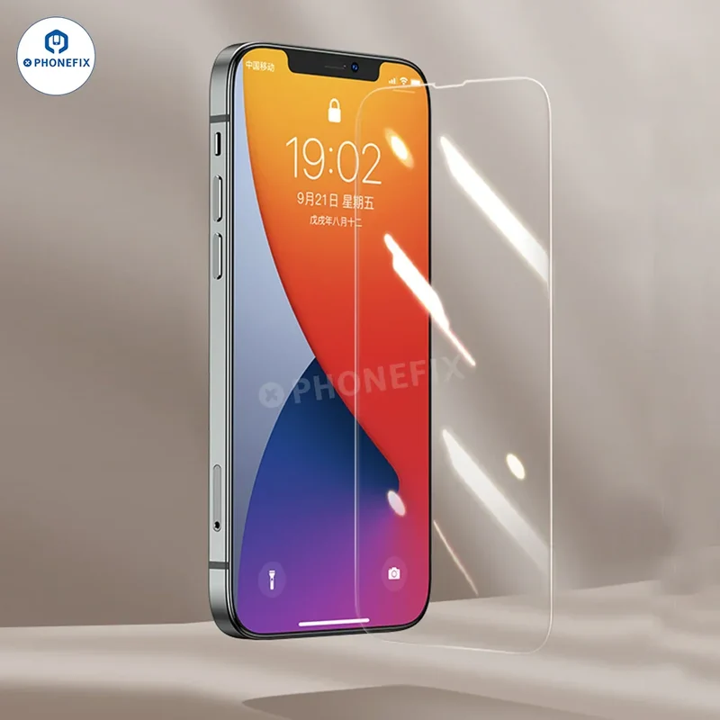 Protection d'écran intégrale en verre trempé pour iPhone 7-18 Pro Max