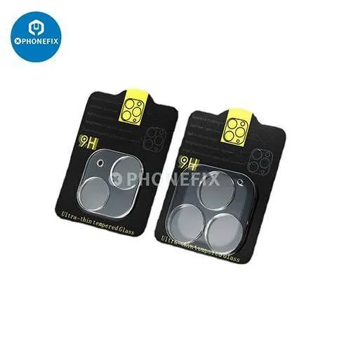 Lot de 3 protections d'objectif d'appareil photo intégrales pour iPhone 6S-14 Pro Max