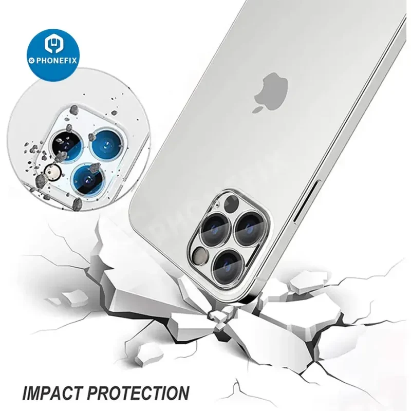 Lot de 3 protections d'objectif d'appareil photo intégrales pour iPhone 6S-14 Pro Max