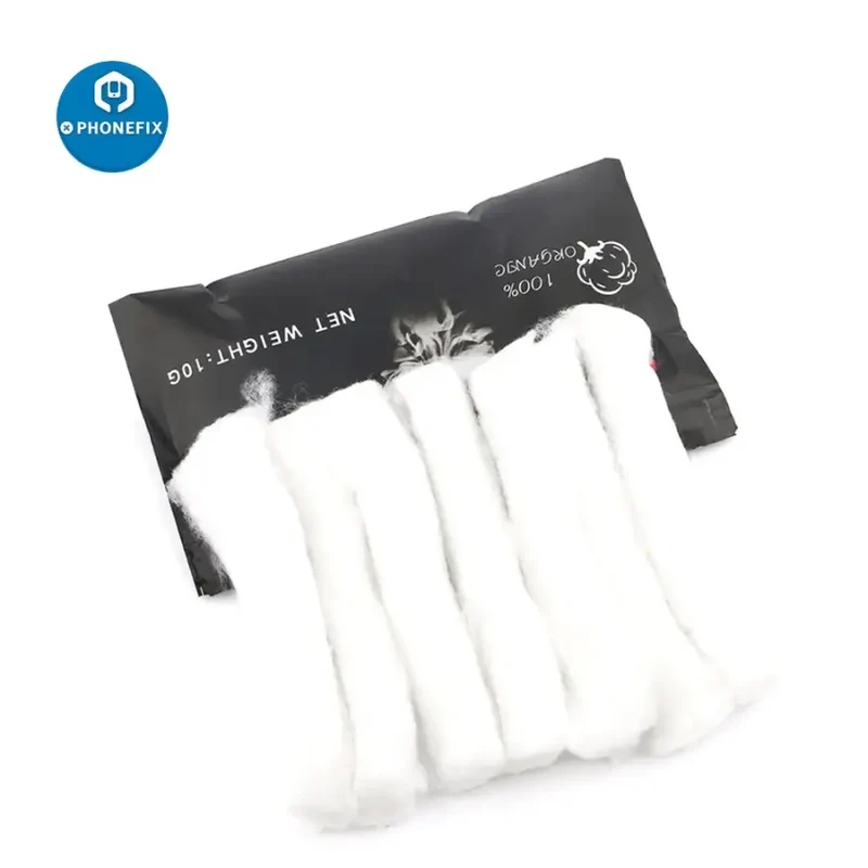 Coton biologique pour cigarette électronique, pour atomiseur RDA RBA