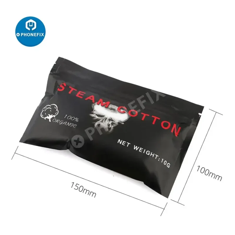 Coton biologique pour cigarette électronique, pour atomiseur RDA RBA