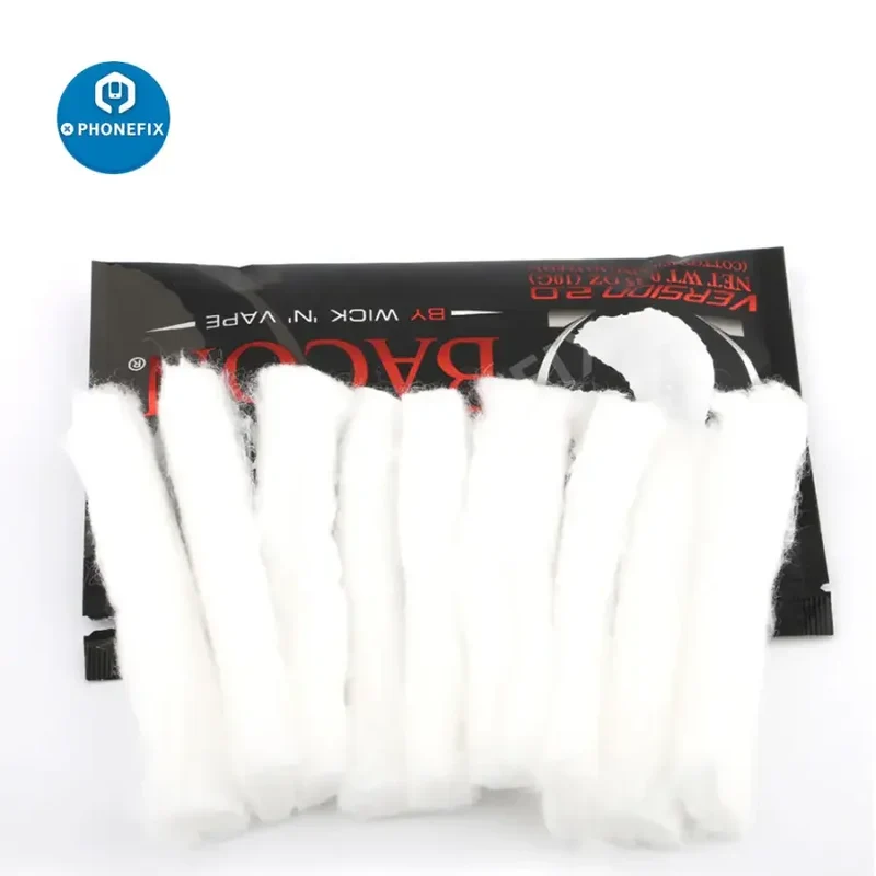 Coton biologique pour cigarette électronique, pour atomiseur RDA RBA