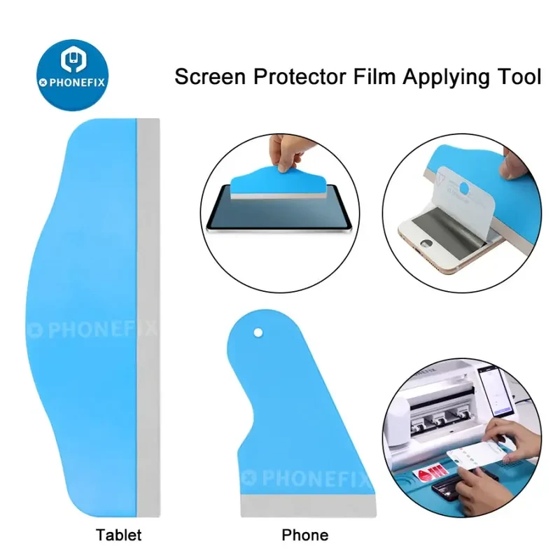 Outil de grattage de film protecteur d'écran pour téléphones, iPad et tablettes