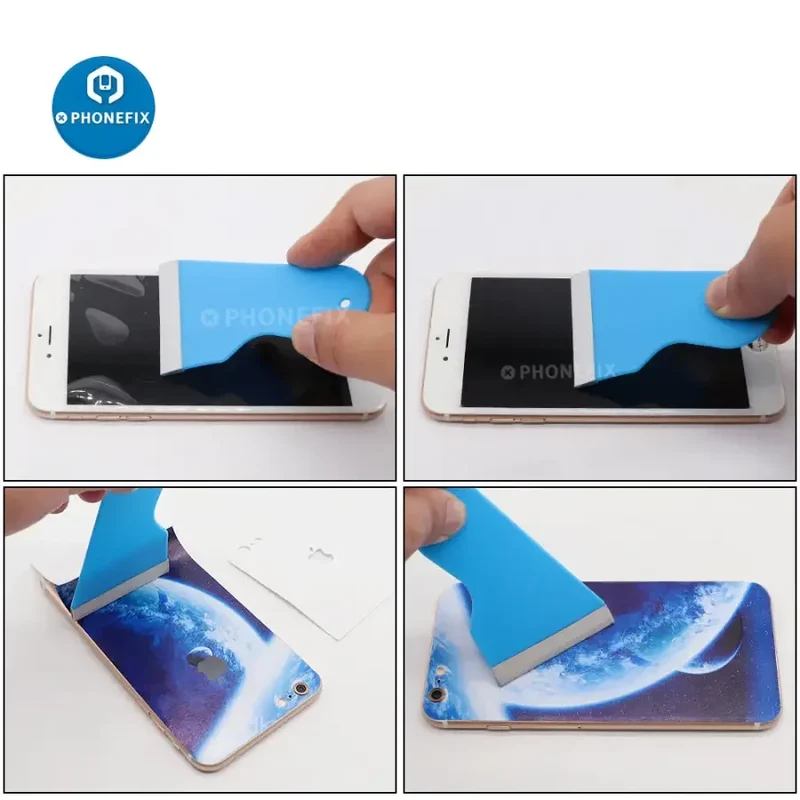 Outil de grattage de film protecteur d'écran pour téléphones, iPad et tablettes