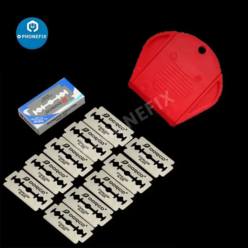 Grattoir à colle pour écran LCD de téléphone, pour retirer la colle de la tablette