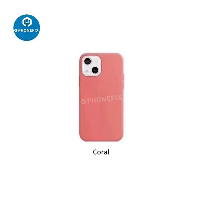 Coque de protection antichoc en silicone souple pour iPhone avec Magsafe