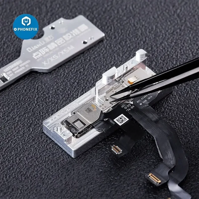 Fixation matricielle Qianli avec pochoirs pour réparation d'iPhone X-12 Pro Max