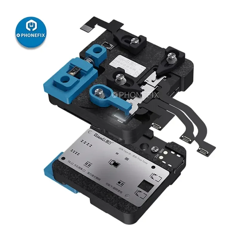 Fixation matricielle Qianli avec pochoirs pour réparation d'iPhone X-12 Pro Max