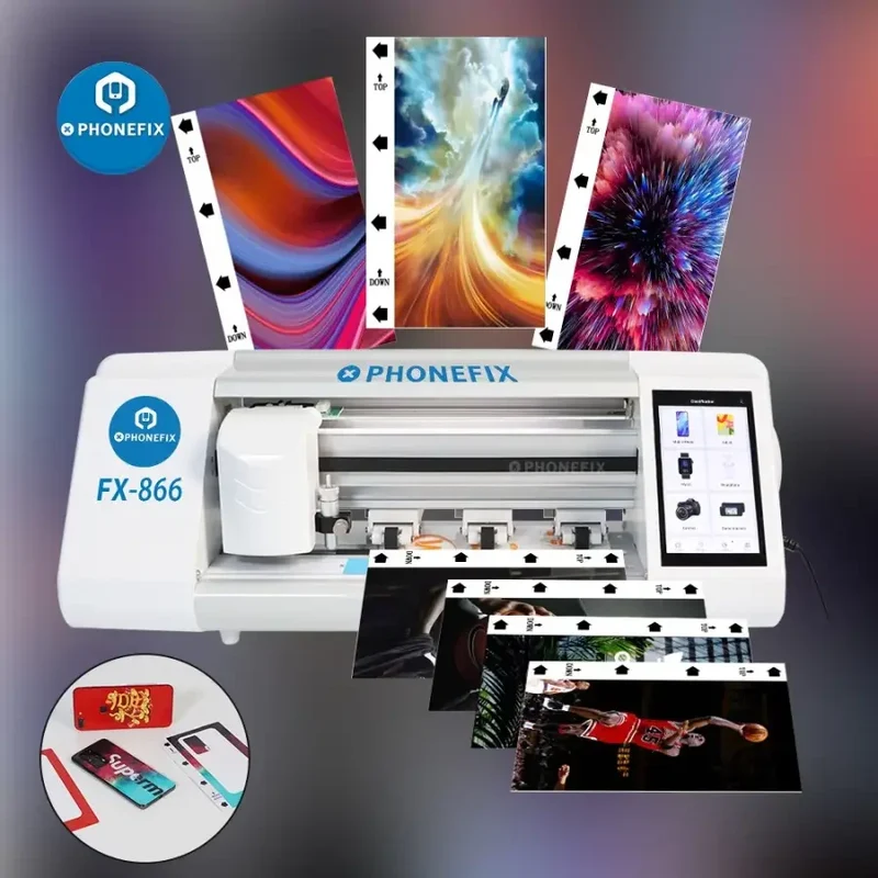 Machine de découpe de film intelligent FX-866 pour protection d'écran de téléphone et tablette