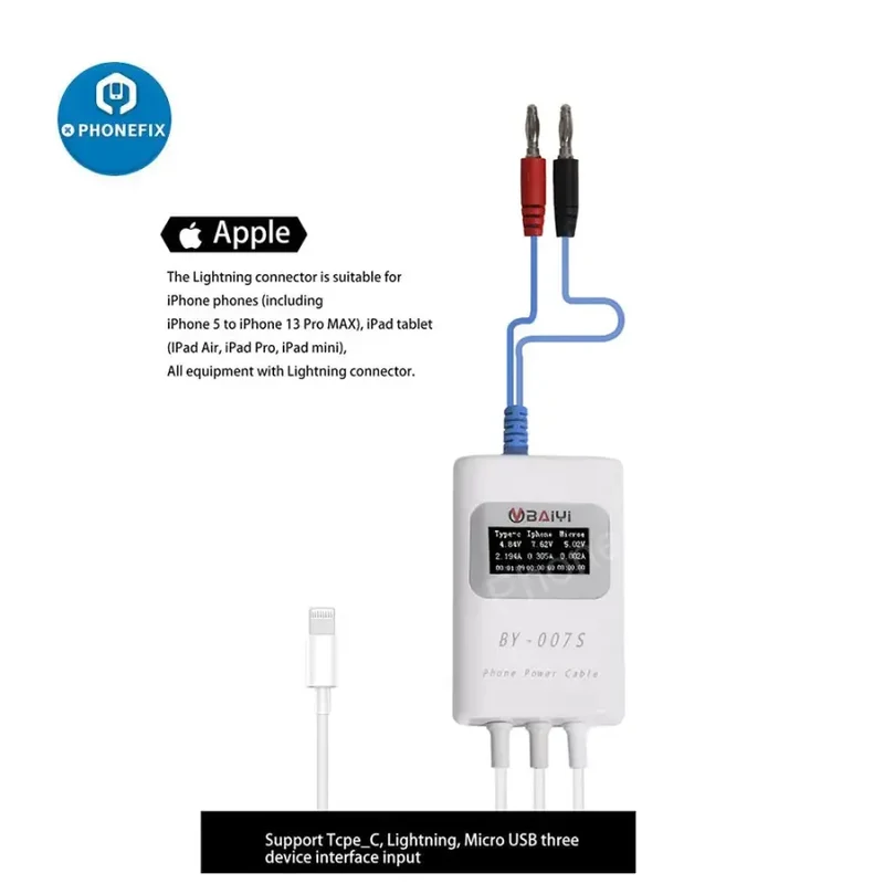 Câble de détection de charge multifonction BY-007S pour Apple MacBook