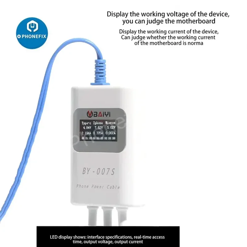 Câble de détection de charge multifonction BY-007S pour Apple MacBook