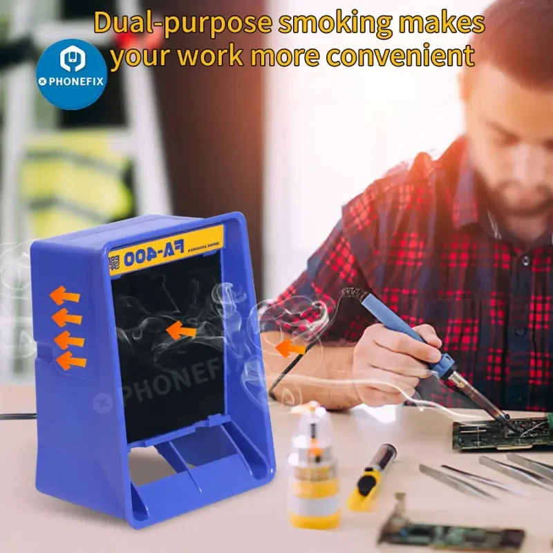 Extracteur de fumées FA-400 avec 10 filtres à charbon actif gratuits