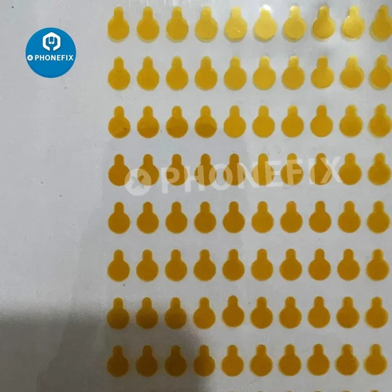 Lot de 100 autocollants de protection pour appareil photo de téléphone portable, bande anti-poussière