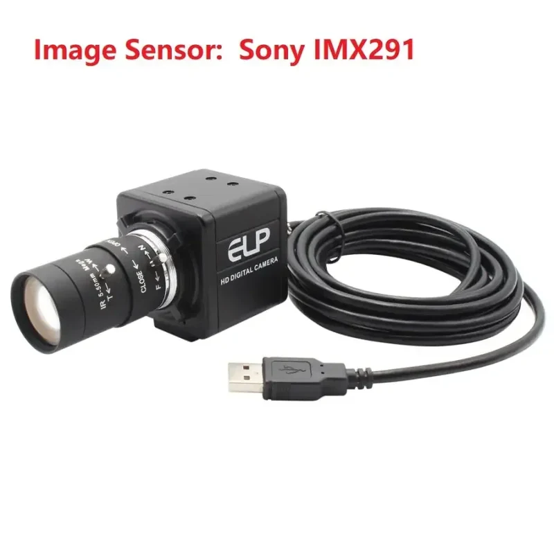 Webcam USB 3.0 haute vitesse à focale variable pour ordinateur