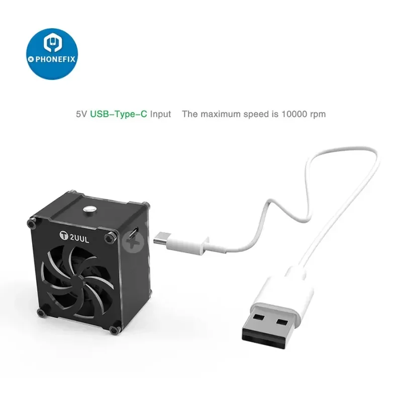 Mini ventilateur de refroidissement USB 2UUL pour aspirateur de fumée de soudage