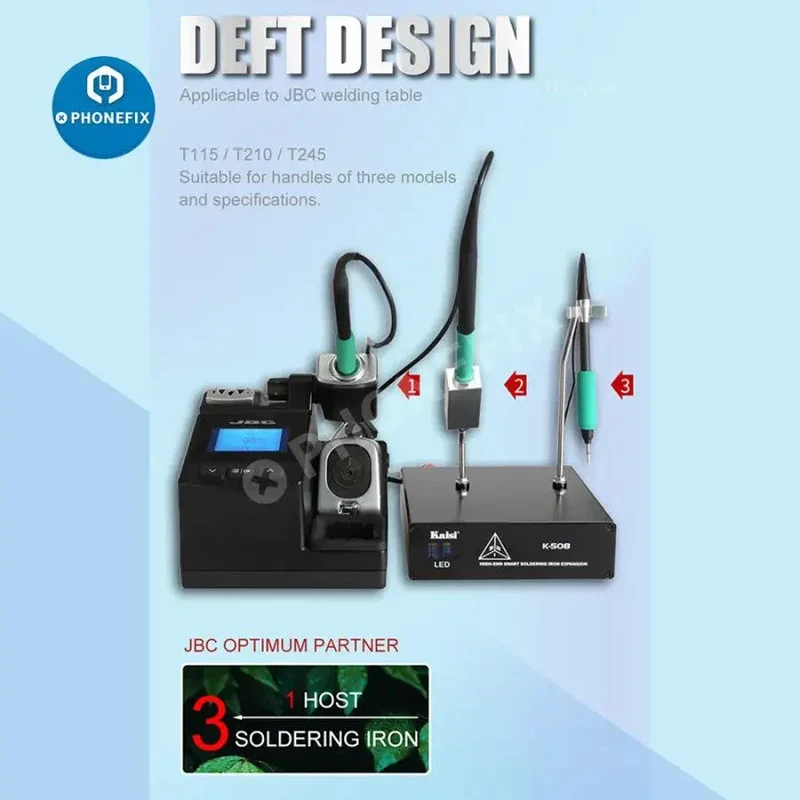 Extension de station de soudage Kaisi K-508, support de poignée T210 T245