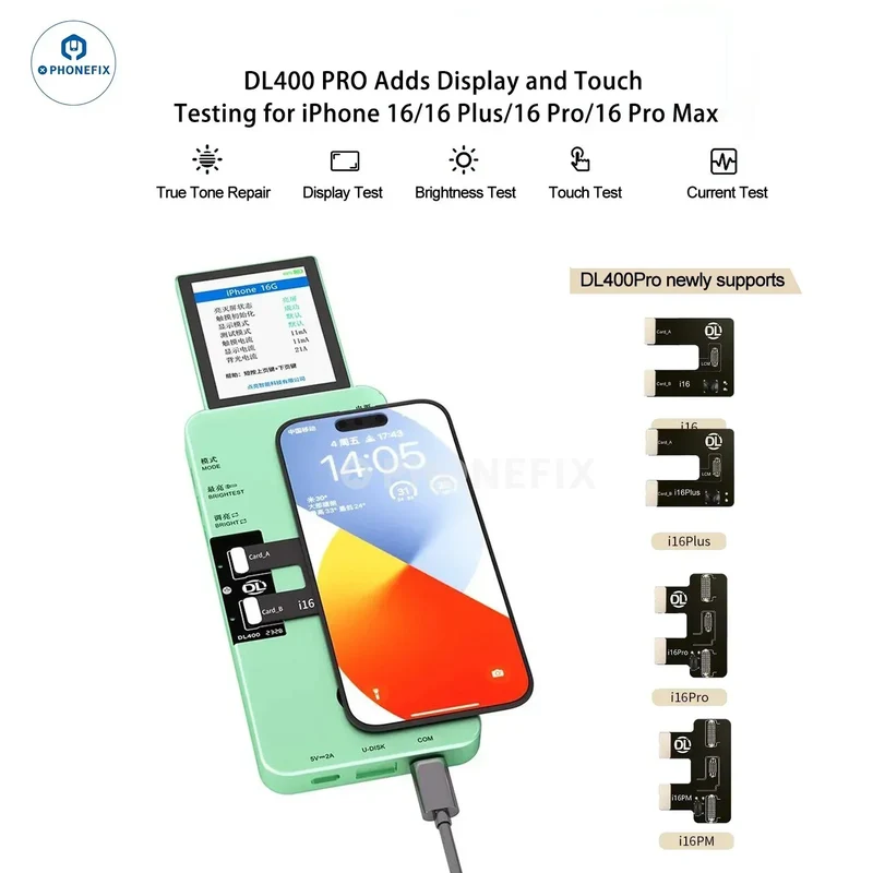 Testeur d'écran tactile DL400 Pro pour iPhone 6-17 Pro Max