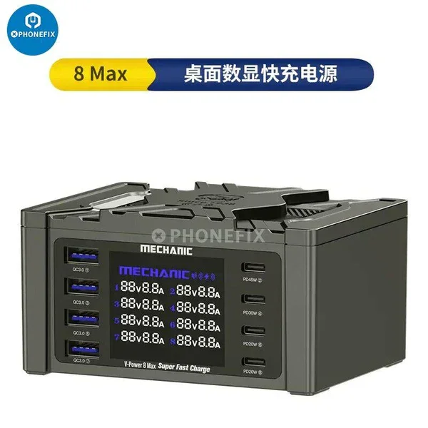 Chargeur rapide USB sans fil MECHANIC iCharge 8 Max