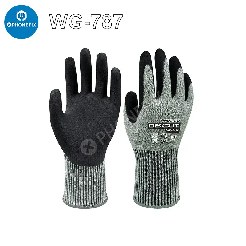 Gants de protection antidérapants et résistants aux coupures pour un travail en toute sécurité