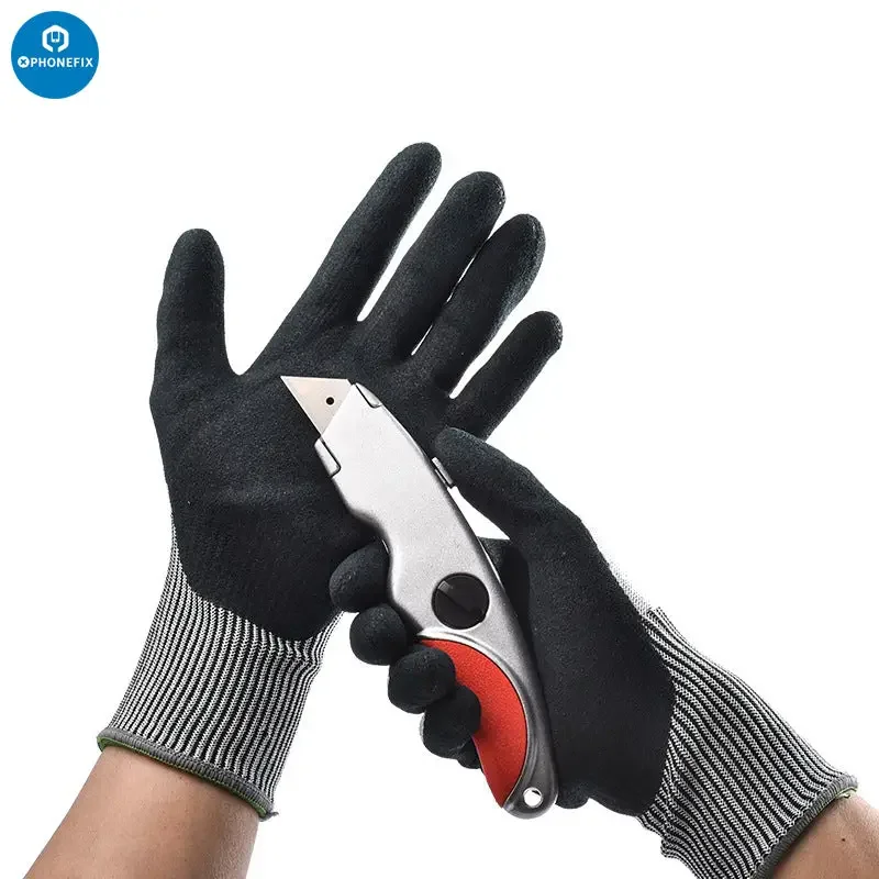Gants de protection antidérapants et résistants aux coupures pour un travail en toute sécurité