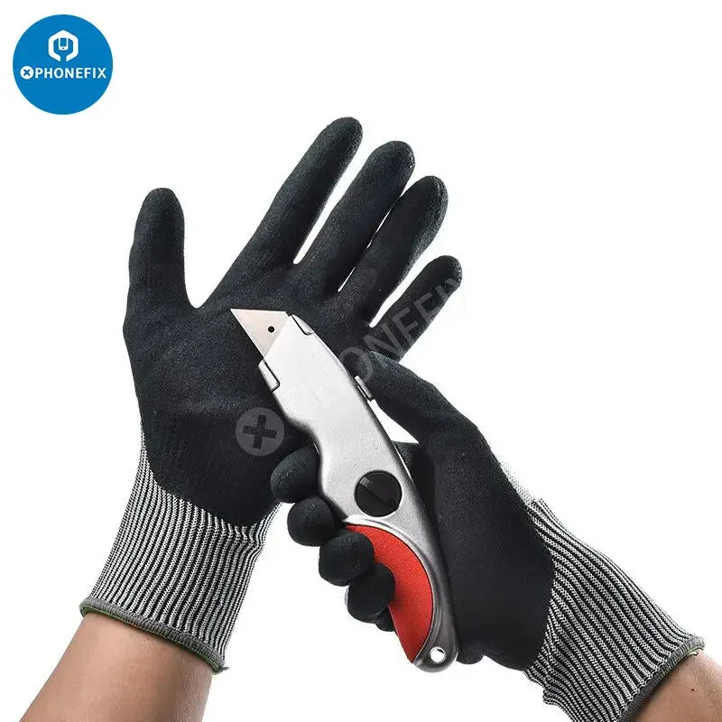 Gants de protection antidérapants et résistants aux coupures pour un travail en toute sécurité