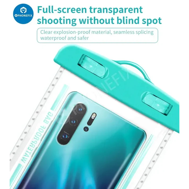 Sac étanche transparent universel pour téléphone portable