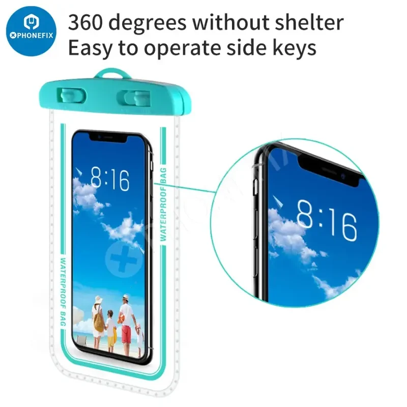 Sac étanche transparent universel pour téléphone portable