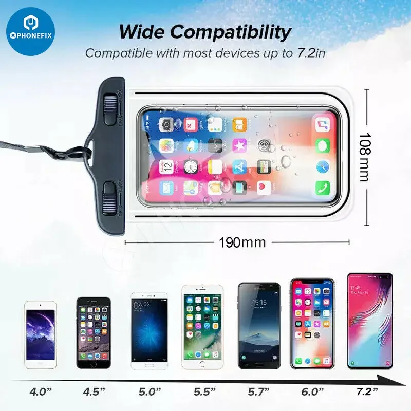 Sac étanche transparent universel pour téléphone portable